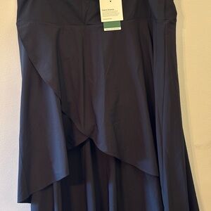 HALARA Asymmetrical Black Skirt